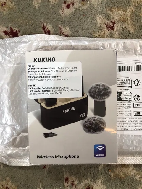 ميكروفون لاسلكي KUKIHO جديد بالكرتونة