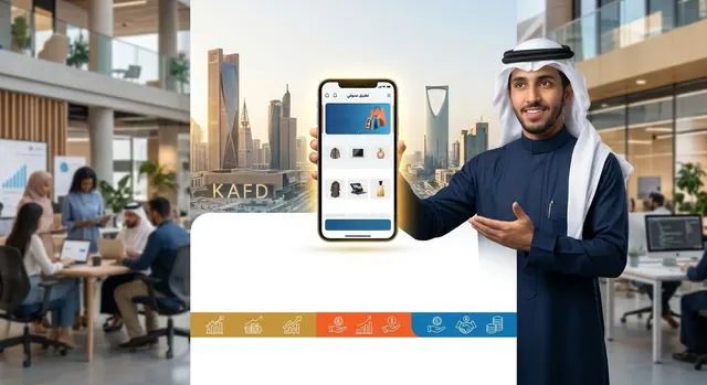 شريك وممول لتطبيق إلكتروني.مربح