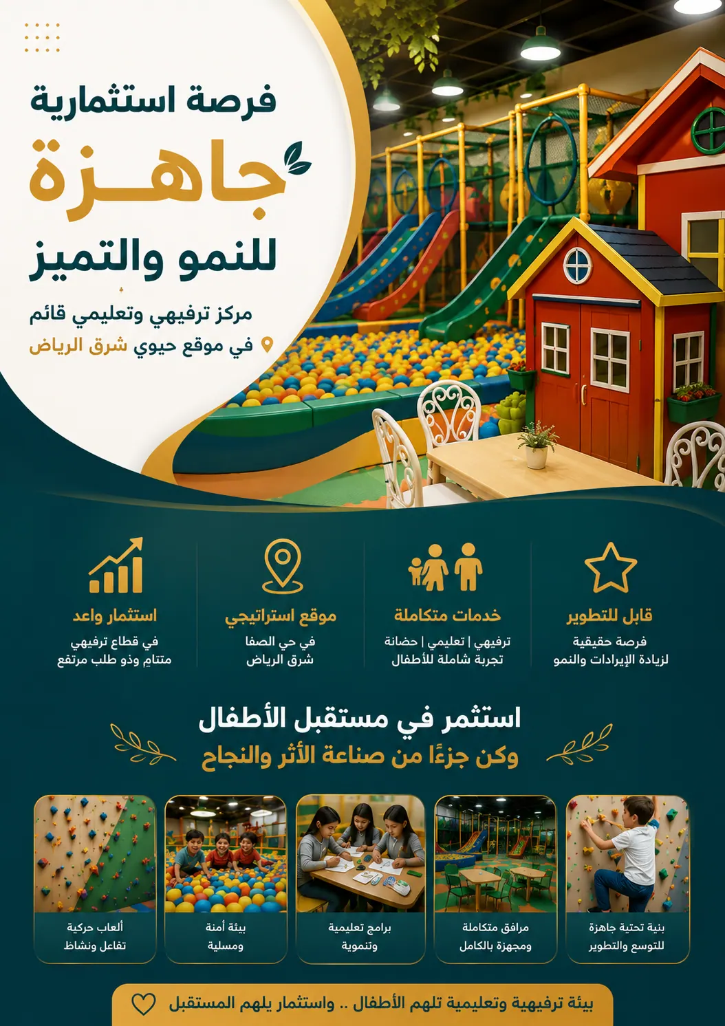 مركز ترفيهي للبيع ( فرعين شغال وقائم ولديه عملاء ) الرياض في بوابة البيع و الشراء