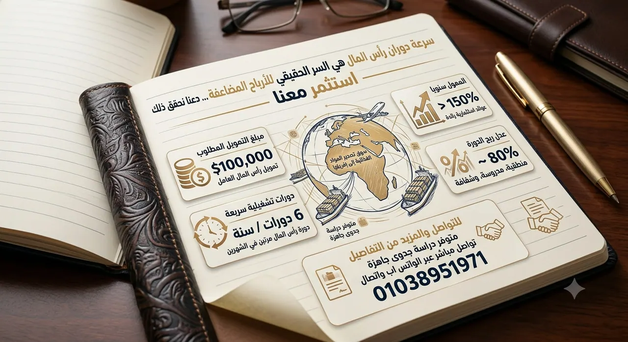 مطلوب ممول لتصدير مواد غذائية الي افريقيا ارباح تتعدي 150٪للممول